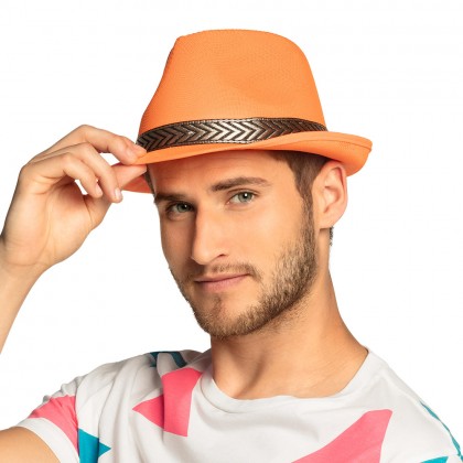 Hoed Funky neonoranje UV