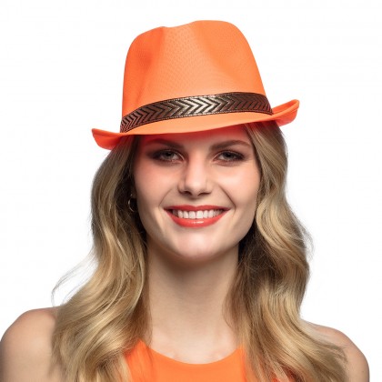 Hoed Funky neonoranje UV