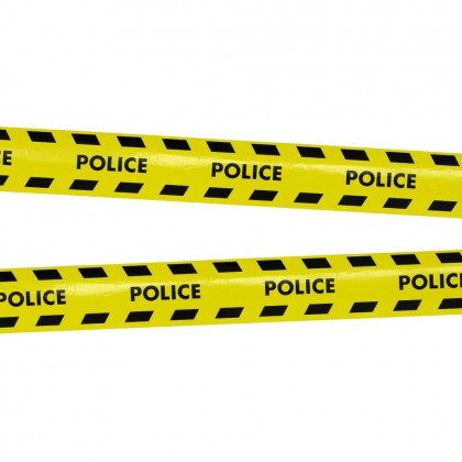 PE afzetlint 'Police' (15 m x 7,5 cm)