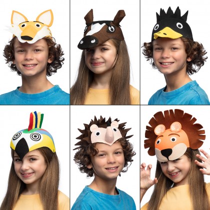 Kinderhoed dier 6 ass.