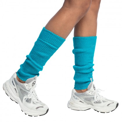 Paar beenwarmers Basic blauw