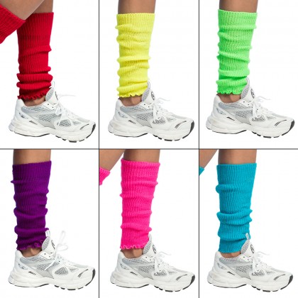 Paar beenwarmers Basic 6 kleuren ass.