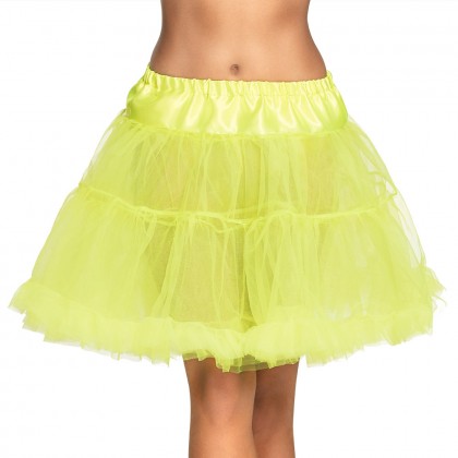 Petticoat deluxe neongeel (M)
