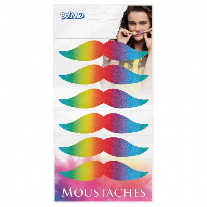 Set 6 snorren Regenboog fantasy