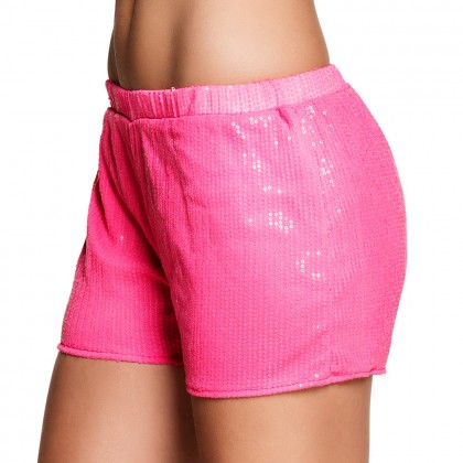 Hotpants Sequins neonroze (M stretch)