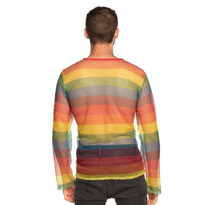 Visnet shirt regenbogen (L/XL)