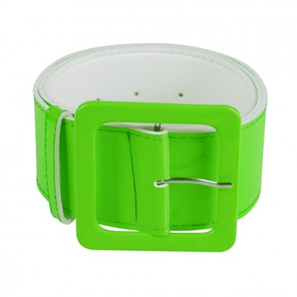 Riem Retro neongroen (115 x 5,5 cm)