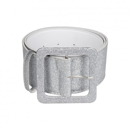 Riem Glitter zilver (120 x 5,5 cm)