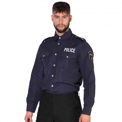 St. Shirt 'POLICE' (XL, 54/56)