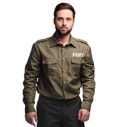 St. Shirt 'ARMY' (S, 46/48)