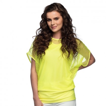 Visnet top neongeel UV (M/L)
