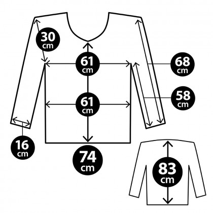 Partyshirt zilver (XL)