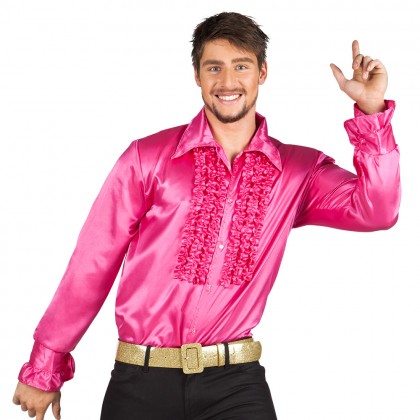 Partyshirt 8 kleuren ass. (M>XL)