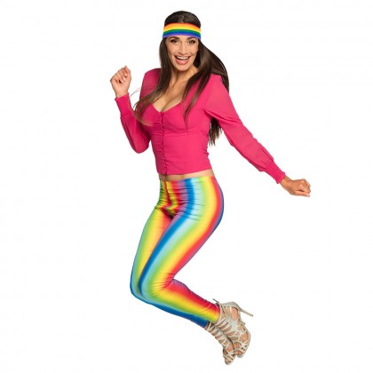 Legging Regenboog (L/XL stretch)