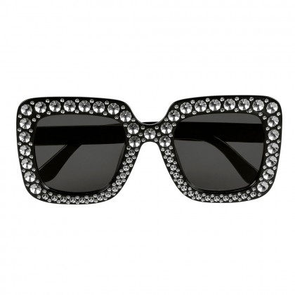 Partybril Bling bling zwart