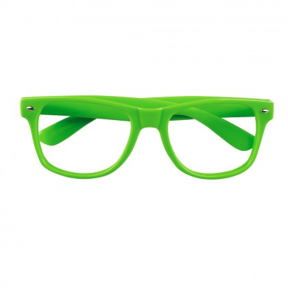Partybril neongroen