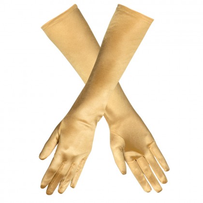 Paar handschoenen elleboog Monte Carlo goud