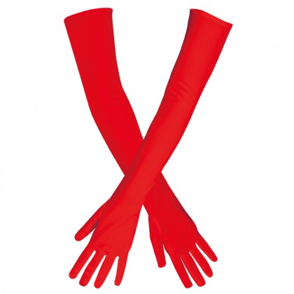 Paar handschoenen opera Los Angeles rood