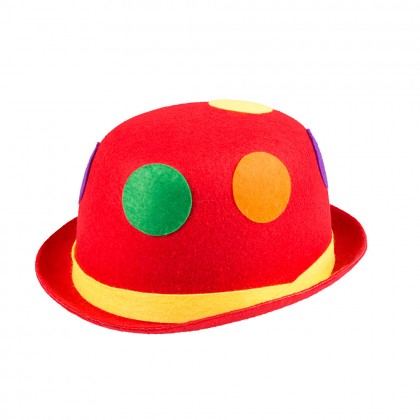 Hoed Binky bowler rood