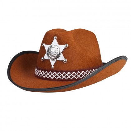 Cowboyhoed kind Sheriff bruin