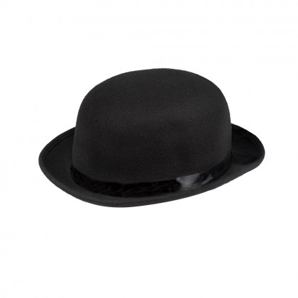 Hoed Steambowler zwart (high quality)