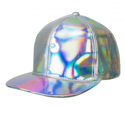 Pet Holo zilver (verstelbaar)