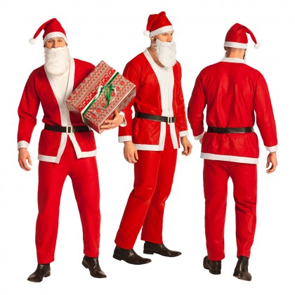 Volwassenenkostuum Kerstman promo (M/L)
