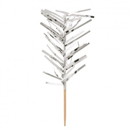 Set 20 cocktailprikkers zilver (10 cm)