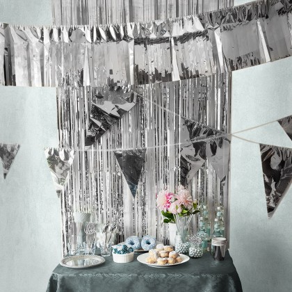 Set 20 cocktailprikkers zilver (10 cm)