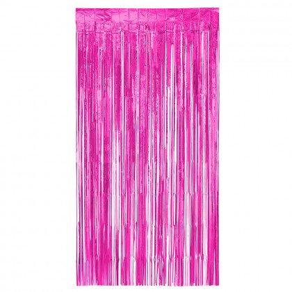 Foliegordijn Metallic roze (200 x 100 cm)