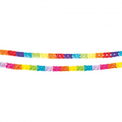 Set 2 papieren slingers Beauty (2,5 m)