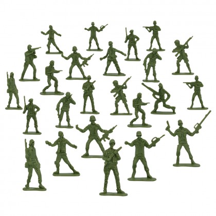 Set 24 soldaatjes (5 x 2.5 cm)