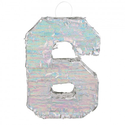 Piñata Holo '6' (40 x 28 x 8 cm)