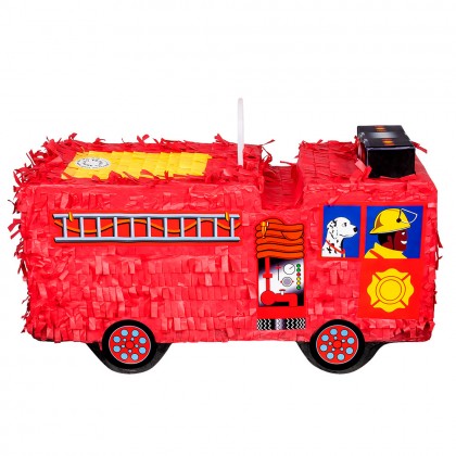 St. Piñata Brandweerwagen (43 x 24 x 18 cm)