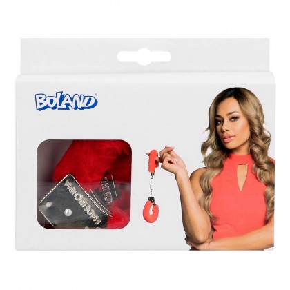 Pluchen handboeien 2 kleuren ass.