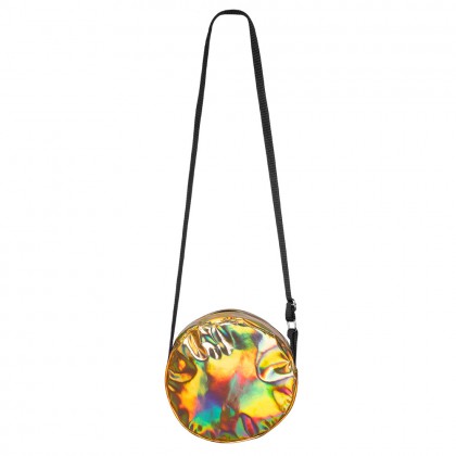 Schoudertasje Holo goud (Ø 20 cm)