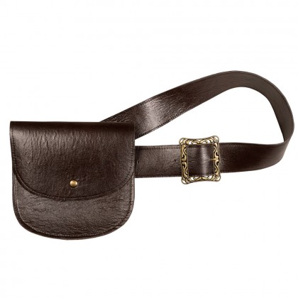 Heuptas met riem (tas 18 x 18 cm, riem 110 x 5 cm)