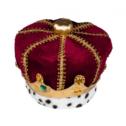 Set Majesteit kind (hoed en koningsmantel 90 cm)