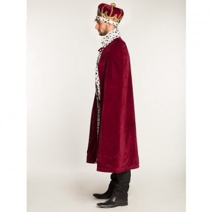 Set Majesteit (hoed en koningsmantel 140 cm)