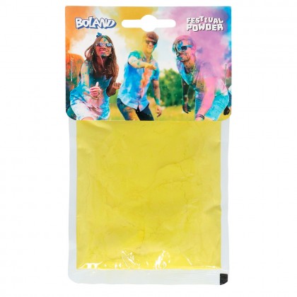 Festival kleurpoeder 70 g geel