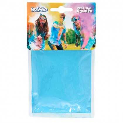 Festival kleurpoeder 70 g blauw