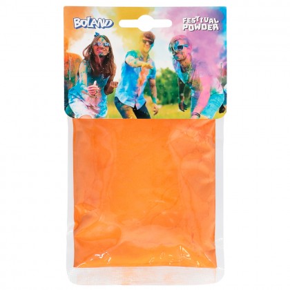 Festival kleurpoeder 70 g oranje