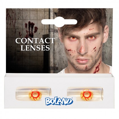 Paar 3-maandslenzen Bloodshot