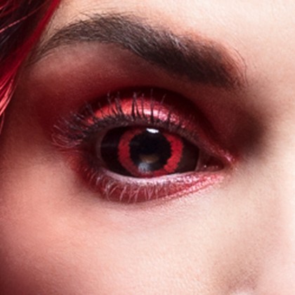 Paar 6-maandslenzen Sclera She-devil