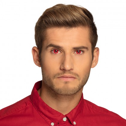 Paar maandlenzen UV flash rood