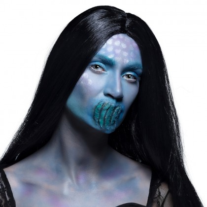 Paar weeklenzen Evil mermaid