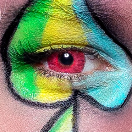 Paar weeklenzen Crazy clown