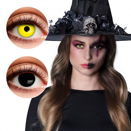 Paar 3-maands duolenzen Crazy witch