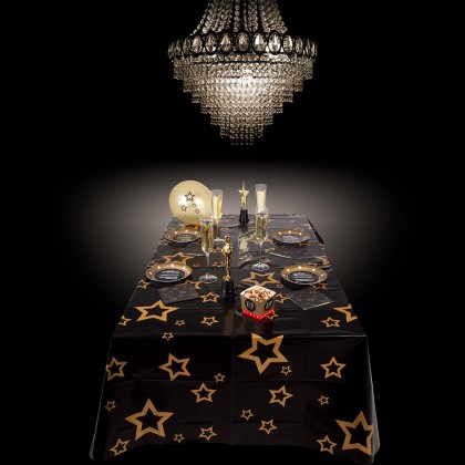 PE tafelkleed Stars (130 x 180 cm)