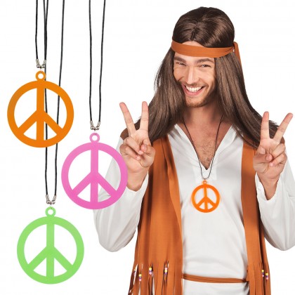 Ketting Hippie 3 kleuren ass. UV